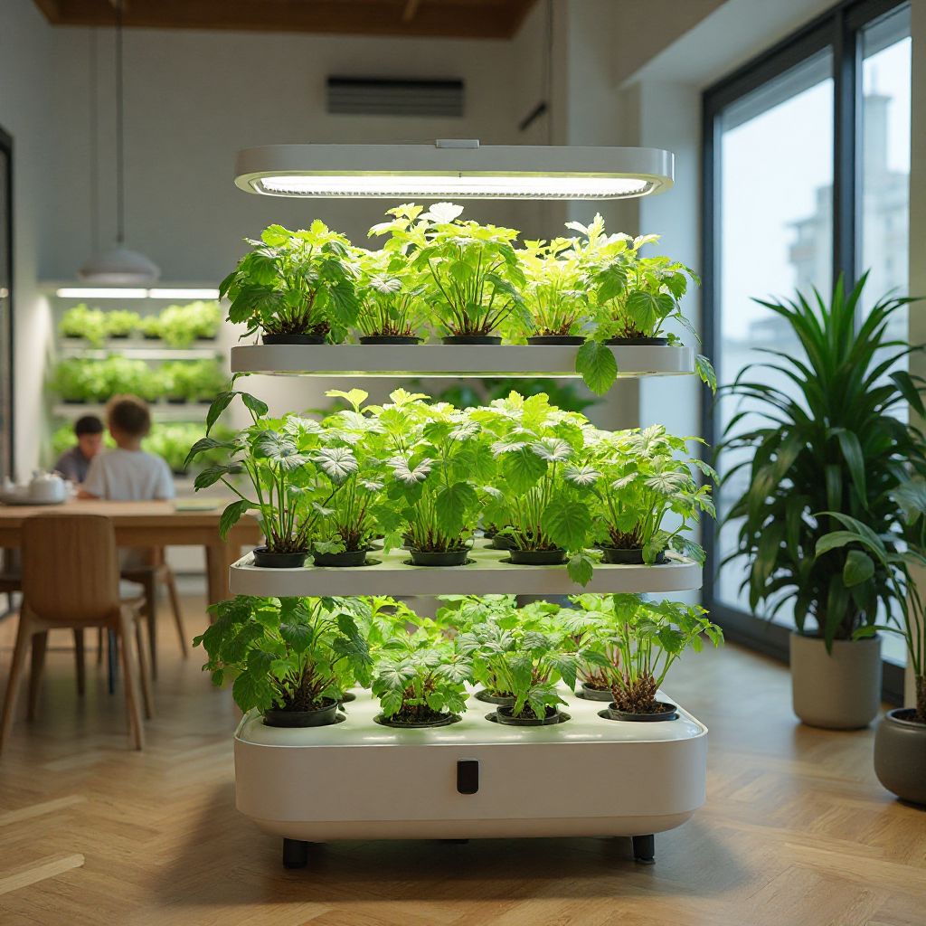 Indoor hydroponic system