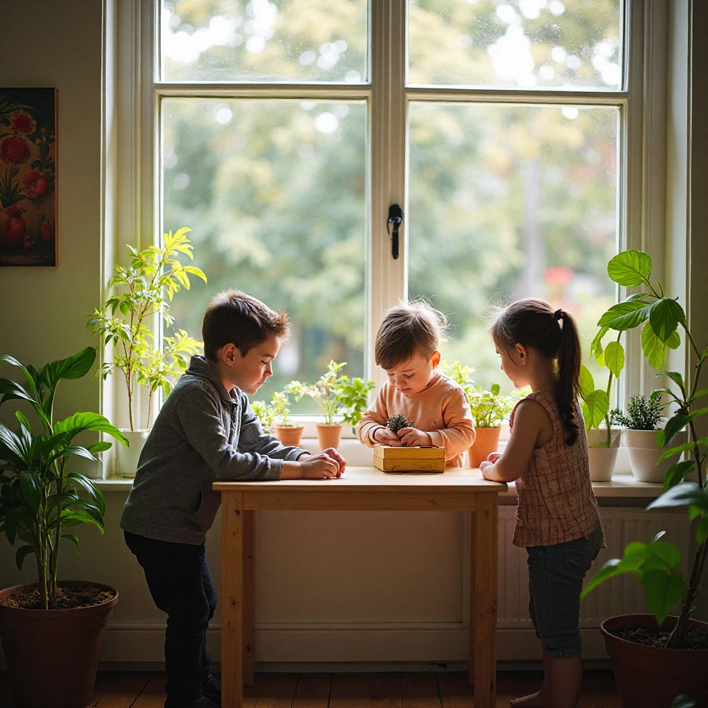 Family indoor garden