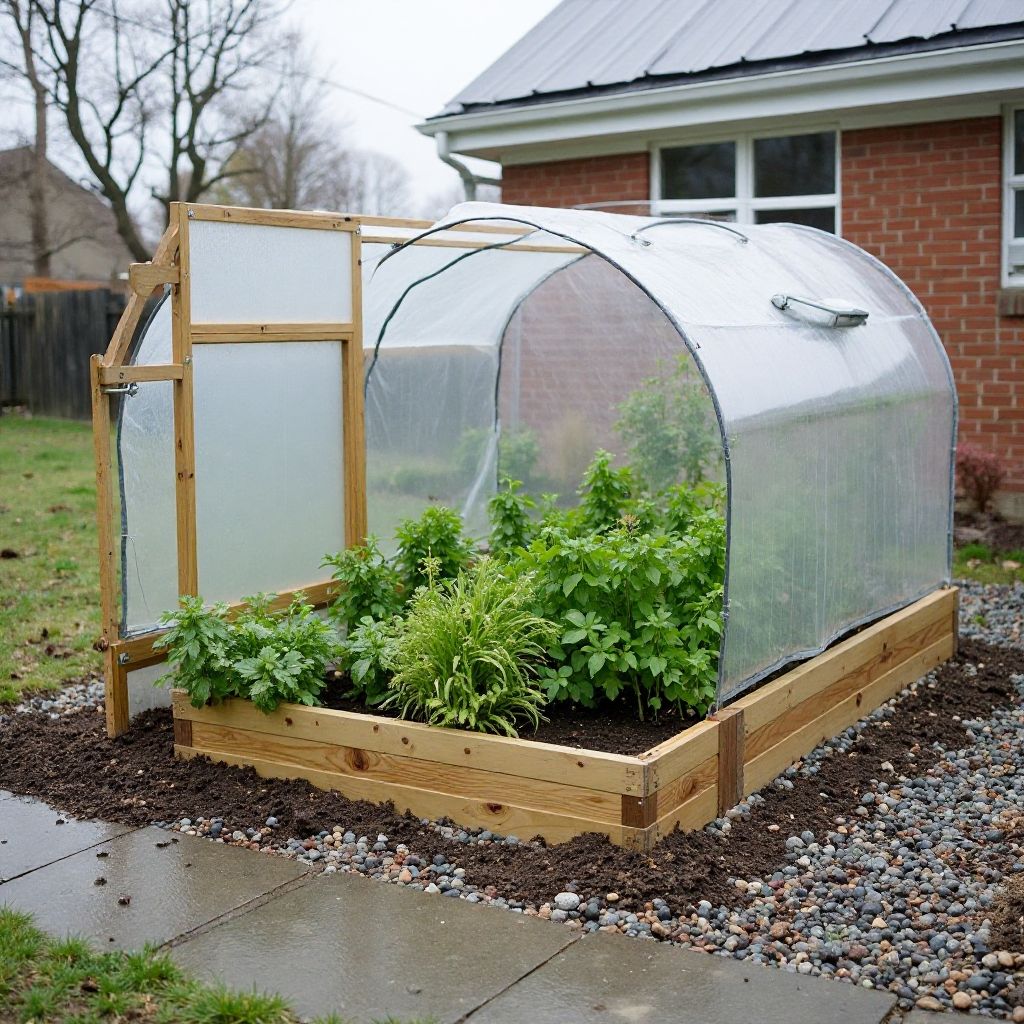 Winter urban garden