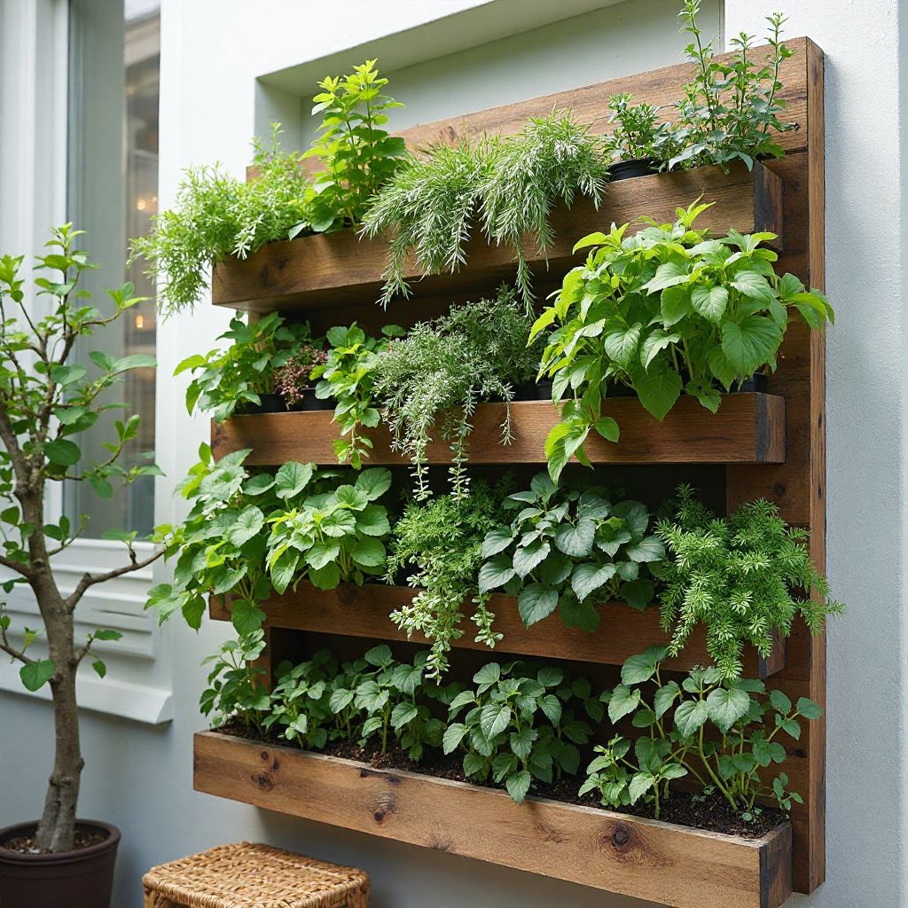 Vertical wall garden